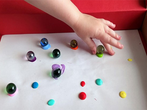 Sensory Math with Marbles: One to One Correspondence - Parenting with ...